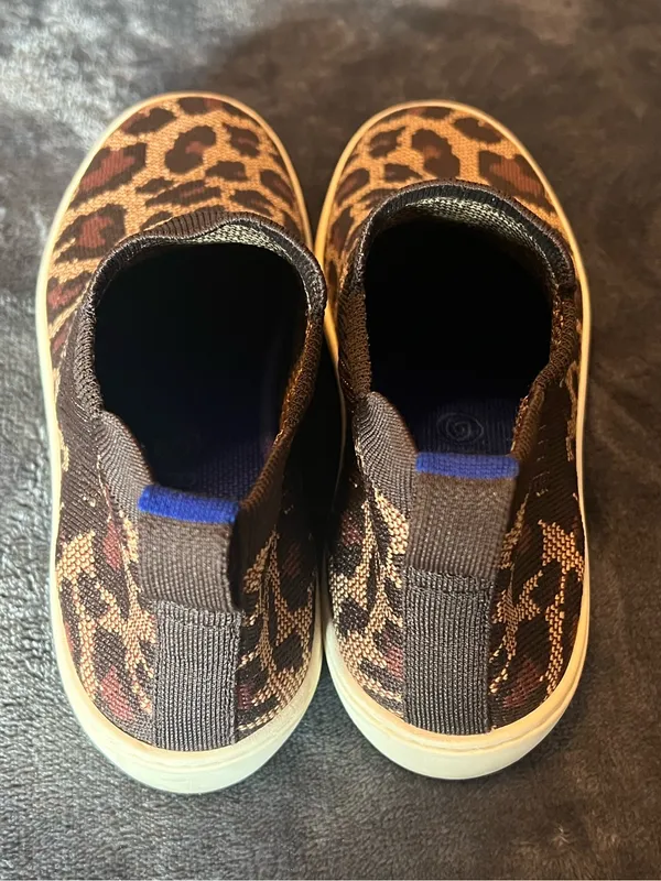 Rothy’s Chelsea Sneaker Boot Bootie Wildcat Leopard 8.5 Retired - Image 3
