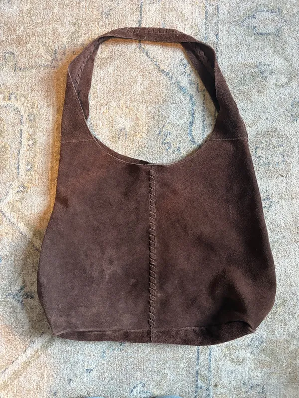Leather slouchy bag - Image 3