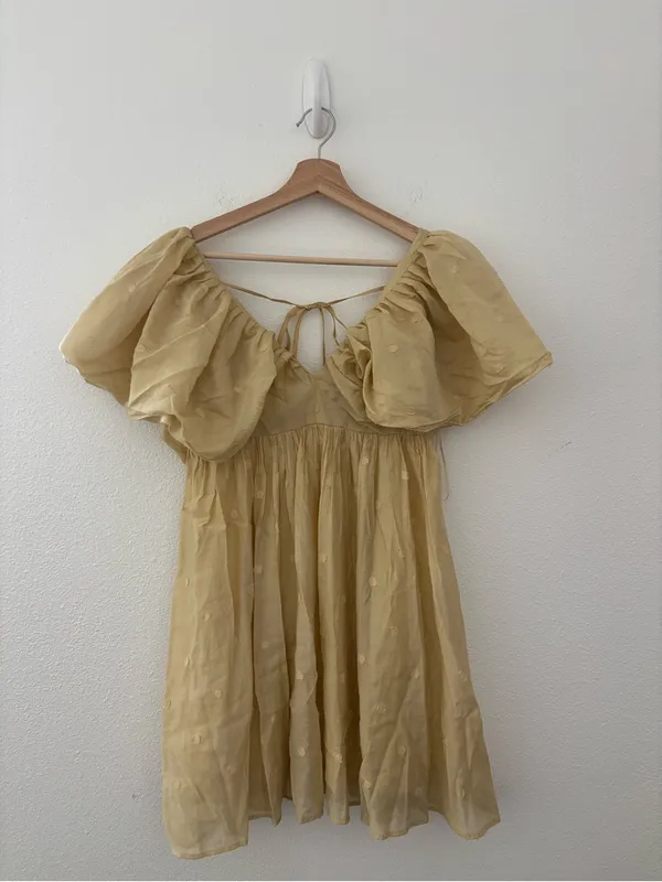 Anthropologie moon river mini polka dot dress - Image 2
