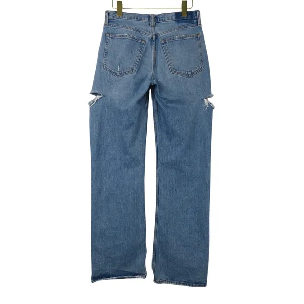 Abercrombie & Fitch The 90's Baggy Low Rise Jeans Straight Leg Size 2 - Image 2