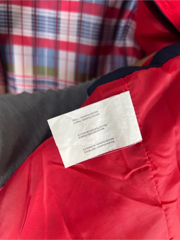Nautica‎ Red Hooded Water-Resistant Trench Jacket - Image 8
