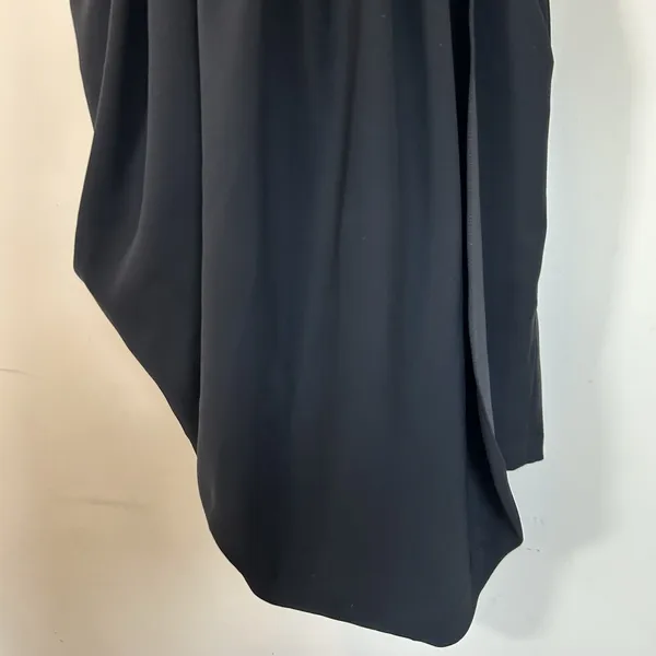 ALC Strapless Drape Dress Black Asymmetric Hem with Side Pockets‎ Size US 2 / XS - Image 13