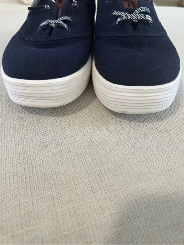 Hey Dude Conway Craft Linen Casual Sneakers from Finish Line, Navy, Size 7, NWT - Image 9