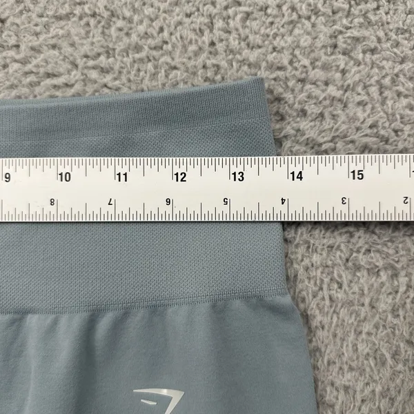 Gymshark Soft Sculpt Leggings Blue Athletic Athleisure Gym Women's Large - Image 5