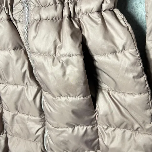 Kenneth Cole Reaction Coat Womens XS Dusty Mauve Hooded‎ Puffer Jacket Coat READ - Image 8