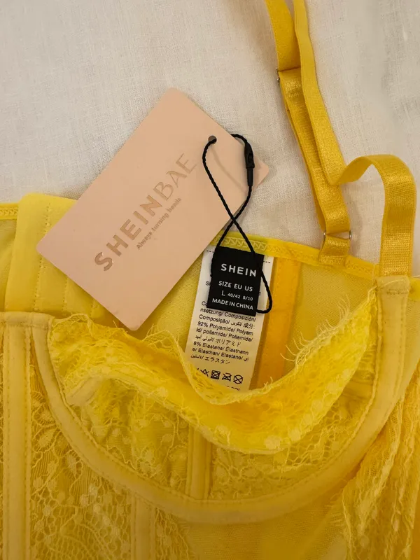 Yellow Corset Top - Image 2