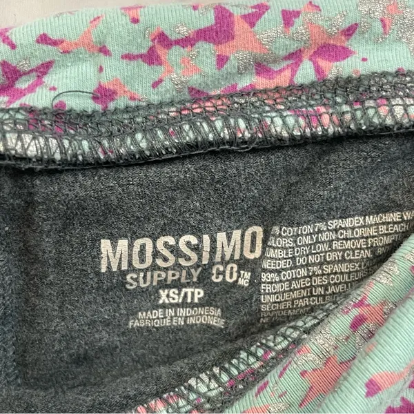 Y2K Flare Foldover Waist Thick Waistband Mossimo Supply Gray Yoga Pants XS - Image 3