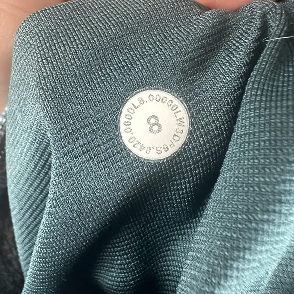 Lululemon Engineered Warmth Half-Zip 1/4 Zip Pullover Women's 8 Teal Blue Active - Image 8