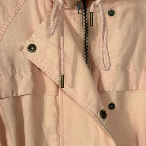 LOFT Women's Medium Peach Lightweight Utility Jacket - Image 6