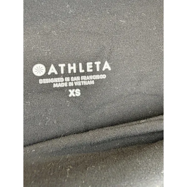 Athleta Barre Skinny Flare Pants In PowerVita Black Side slit Women’s XS Yoga - Image 6