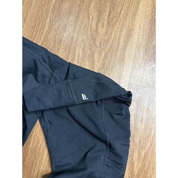 Fabletics Womens Black High Waisted Mesh Panel Pocket Leggings Activewear Sz Med - Image 5