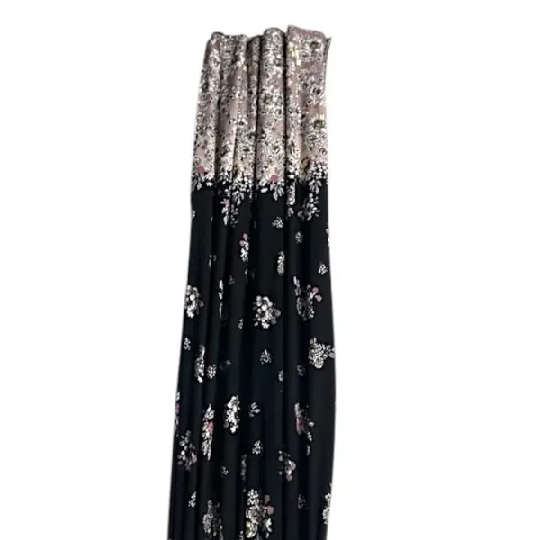 Maurices Black‎ Floral Halter Maxi Dress S Wedding Cruise Vacation Cottagecore - Image 14