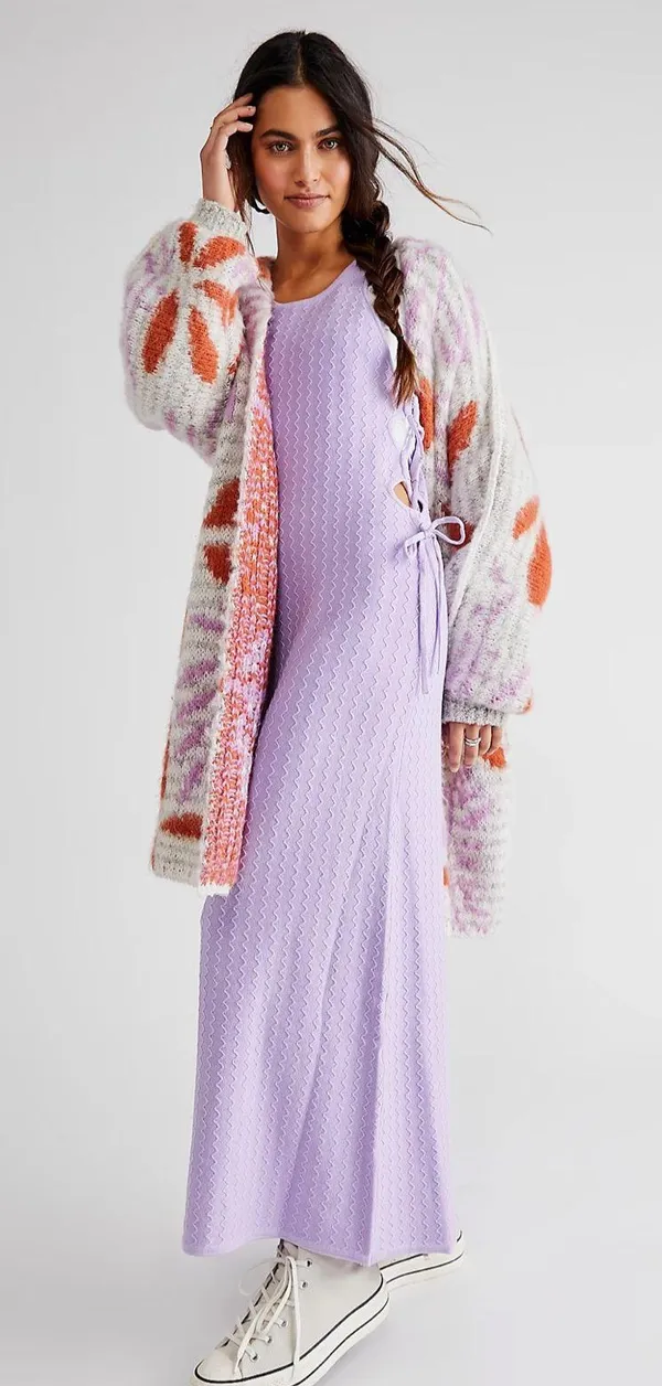 Free People NWT Eve Sweater Dress Large - Image 4