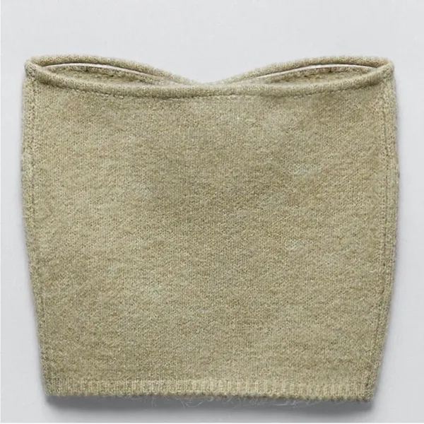 ZARA Strapless Knit Top - Image 5