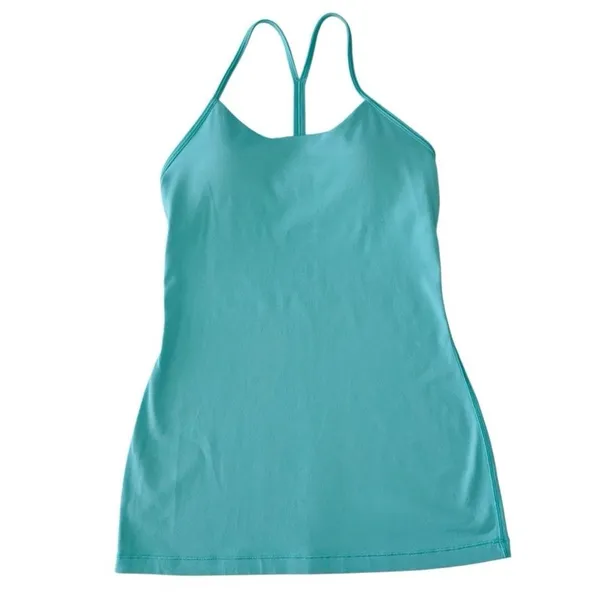 Lululemon Power Pose Tank Washed Marsh Size 4 - Image 3