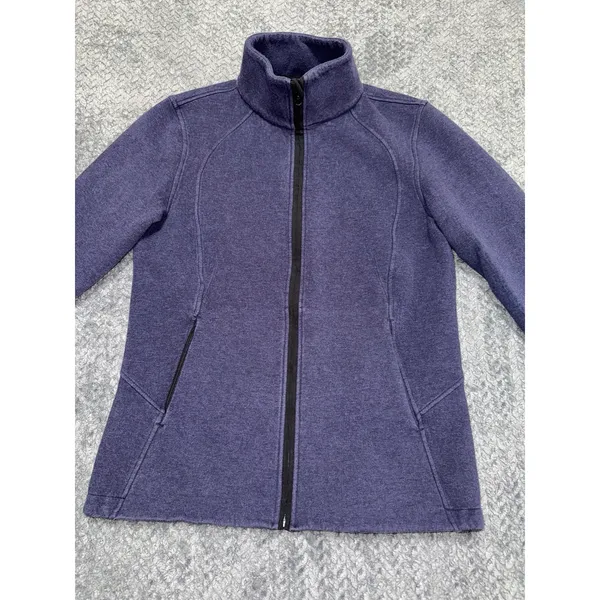 Lululemon Women's Insculpt Jacket Full Zip Track Navy Blue Size 10 - Image 2