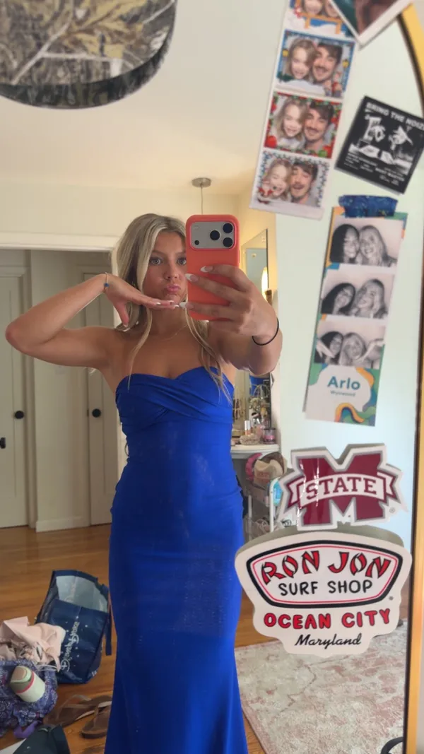 Royal Blue Windsor Prom Dress - Image 4