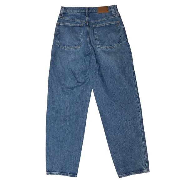 Madewell High Rise Balloon Tapered Jeans Medium Wash 26T Tall NB081 - Image 2