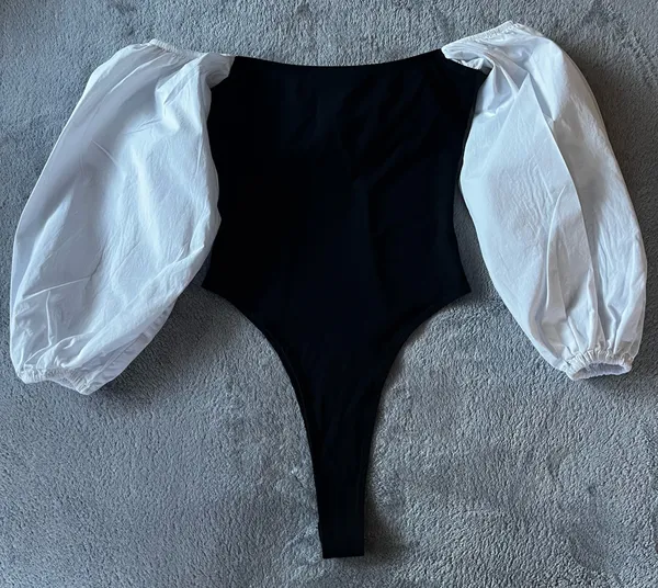 Adika Bodysuit Black & White - Image 7