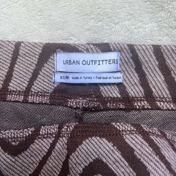 Urban Outfitters ˚₊‧꒰ა flared brown swirl patterned leggings ໒꒱ ‧₊˚ - Image 3