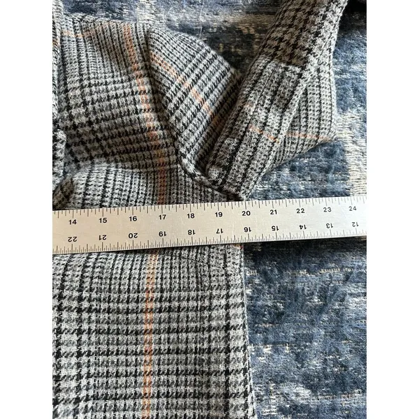 VILA “Vilikely” Long Wool Jacket Women’s Medium Herringbone Double Breasted - Image 5