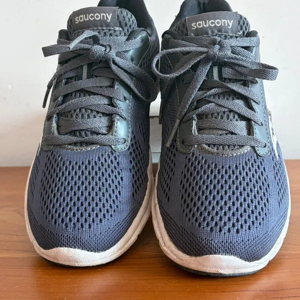 Saucony Cohesion 11 Womens Size 8 Running Shoes Grey Black Mesh S10421-1‎ - Image 5