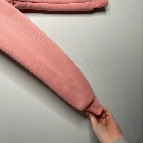 SHEIN ‘Enjoy the Little Things’ Crewneck Pink Pullover (X-Large) - Image 2