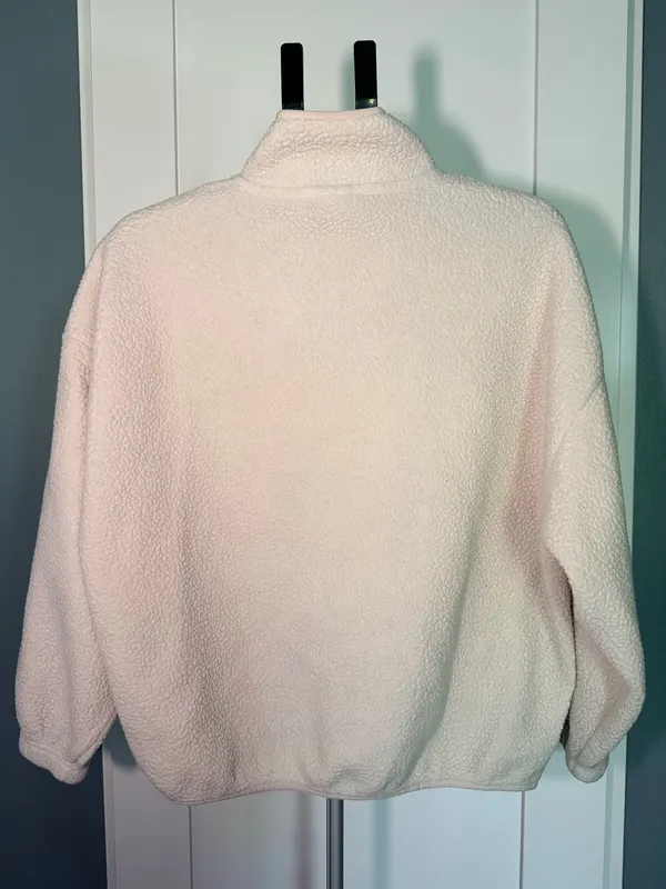 PacSun Lightweight Off-White Sherpa Jacket.  - Image 2