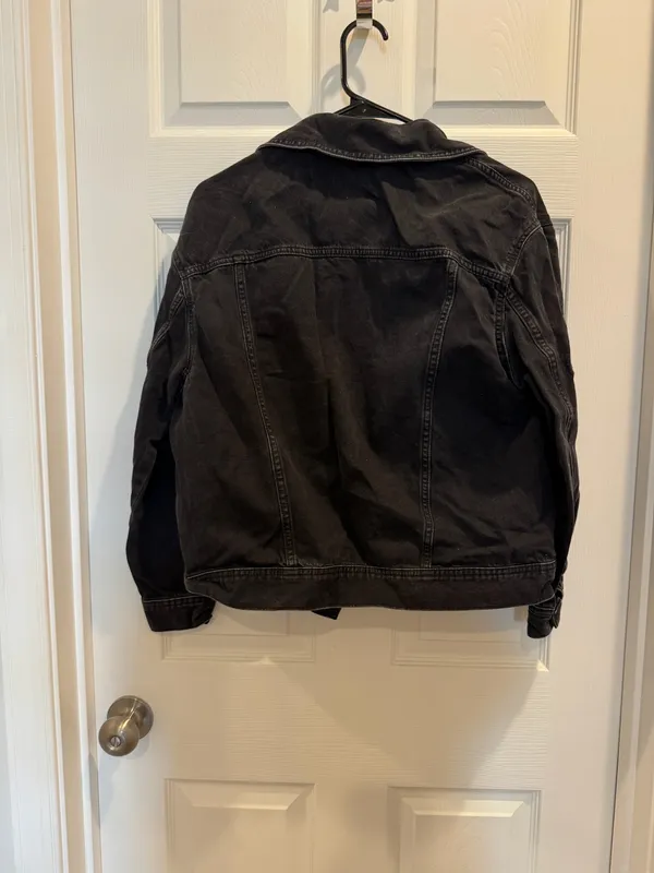 H&M Black Deniem jacket - Image 2