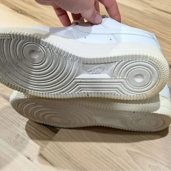 Nike Air Force 1’s Sneakers Athletic White Women’s 7 - Image 4