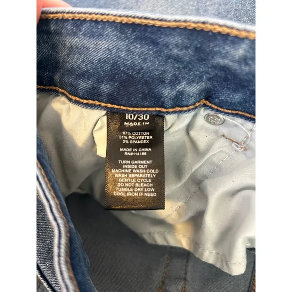 Frye Straight Leg Jeans Womens 10/30 Blue Excellent Medium Wash Stretch Denim - Image 5