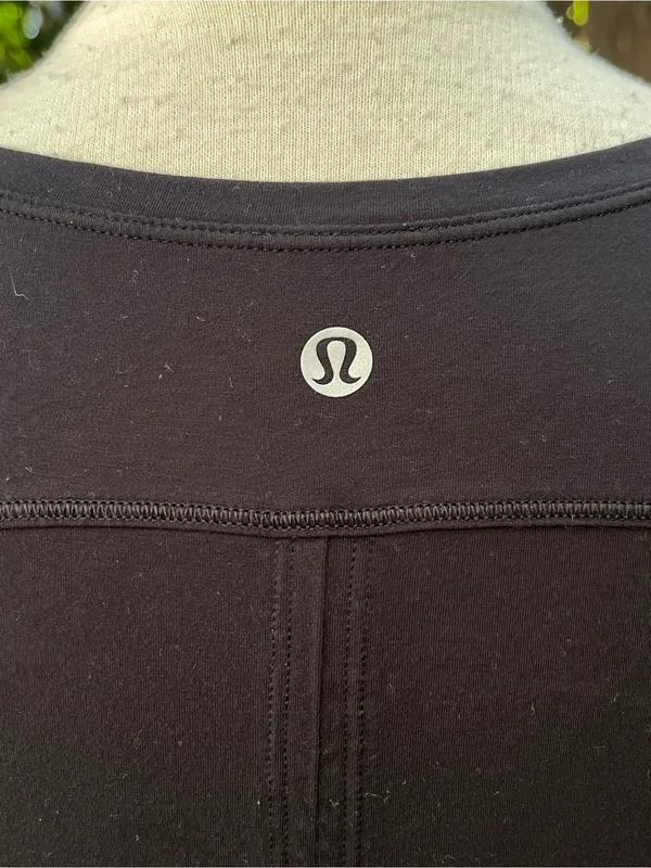 Lululemon Modal Open Up Tied Back T-shirt Black activewear yoga Pilates gym 8 - Image 5