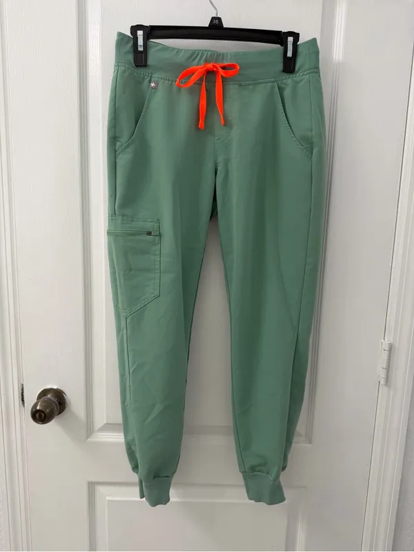 Figs Women's Zamora Pants- Jade Muhima - Skinny Jogger Scrub Limited Edition - Image 4