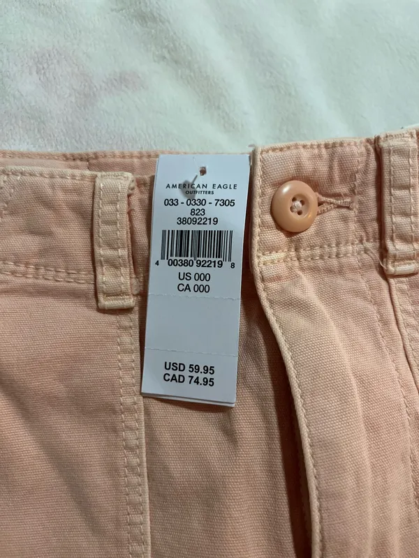 American Eagle High Rise Cargo Short - Image 5