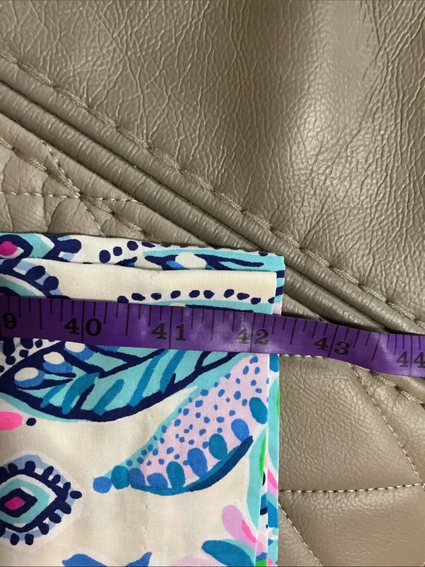 Lilly Pulitzer Girls Paisley & Floral Skirt - Blue & Pink - Image 8