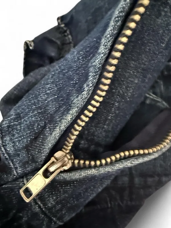 Y2K Denim Micro Mini Skirt - Image 3