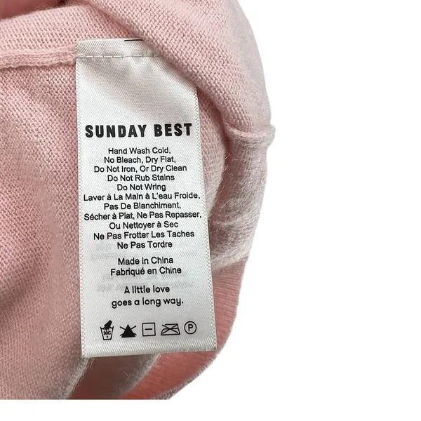 Artizia Sunday Best Abby Dinosaur Sweater Wool Alpaca Pink Size Small‎ - Image 8