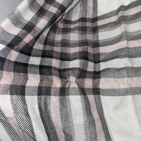 American Eagle Outfitters Scarf Black White Plaid Oversized Acrylic Scarf‎ NWT - Image 7
