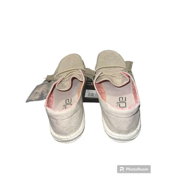 ✨HEYDUDE WOMENS WENDY CHAMBRAY SLIP ON Sz 10 SNEAKER✨ - Image 6