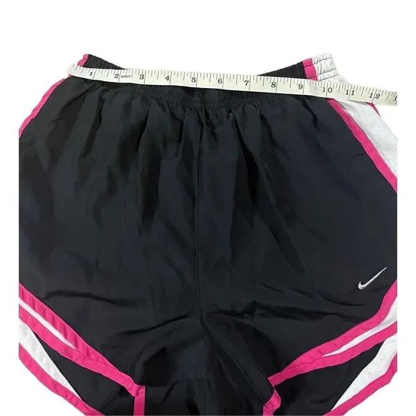 Nike Dri‎ fit womens black pink athletic shorts sz small - Image 5
