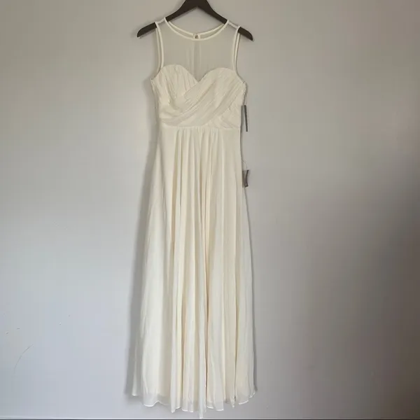 𝅺NWT LULU’S Some Type of Sway Cream Maxi Dress M - Image 5