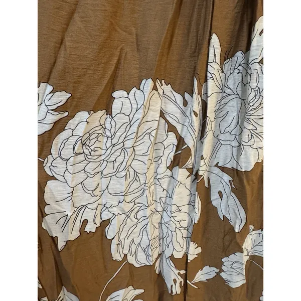 English Factory Women's Floral Halter Maxi Dress Size Small Belted A Line - Image 5