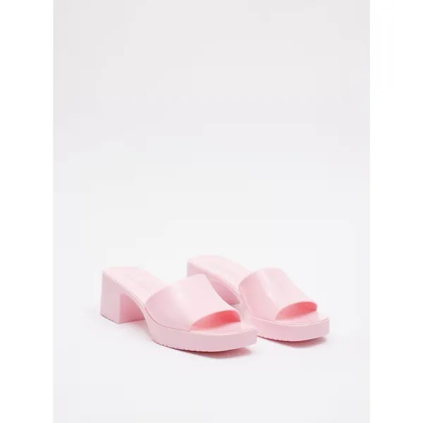 Steve Madden Harlin Block Heeled‎ Sandal in Pink Size 8 - Image 9