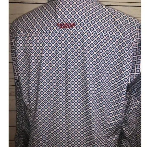 Ariat Real Western M Shirt Long‎ Sleeve Button front fitted Plaid - Image 9