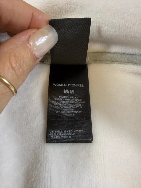 The North Face Light Gray Full-Zip Fleece Jacket - Image 7