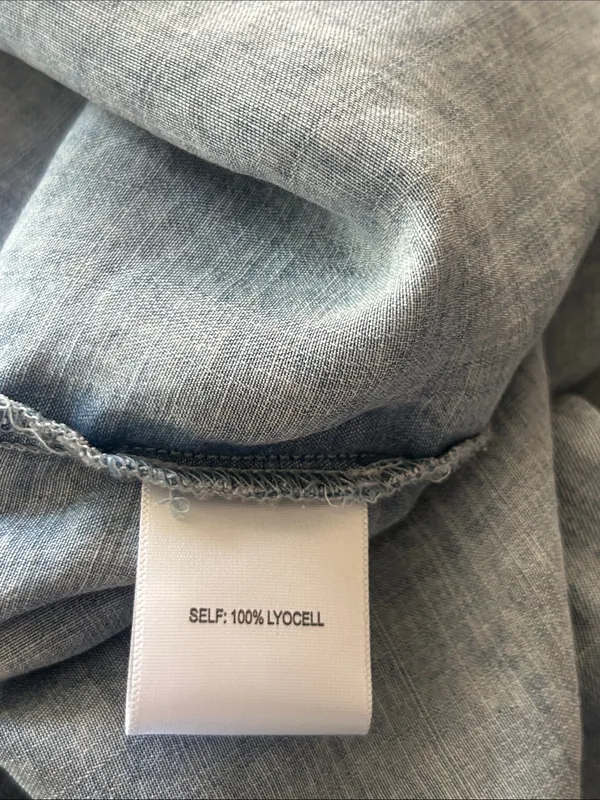 Jane + Delancey Chambray Snap Close Top Size Medium - Image 12