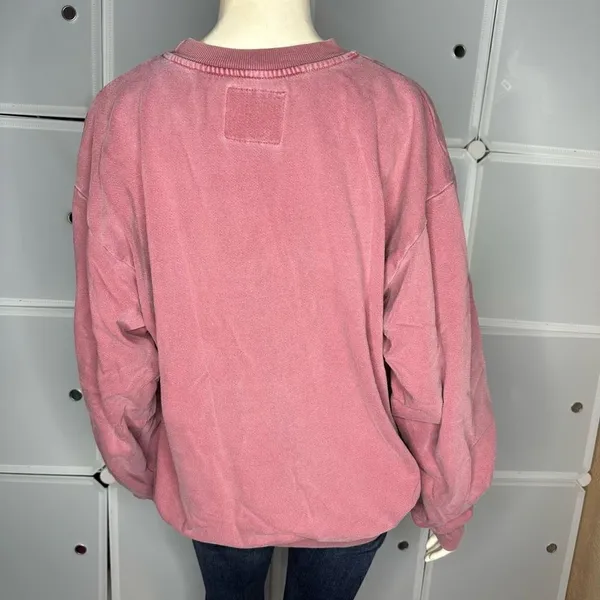 BARRY'S BERRY RED CREWNECK SWEATSHIRT – BARRY'S SHOP Size Large - Image 4
