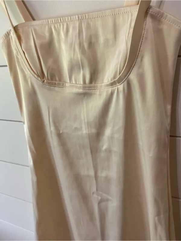SheIn Beige mini slip dress - Image 2