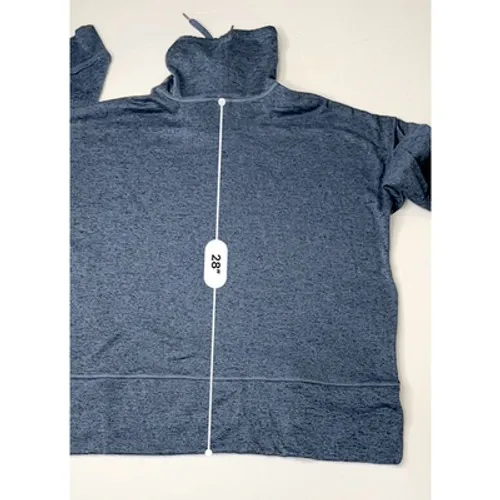 Old Navy Active Athleisure Blue Pullover Tunic Sweatshirt XXL Sweater‎ Knit SALE - Image 8