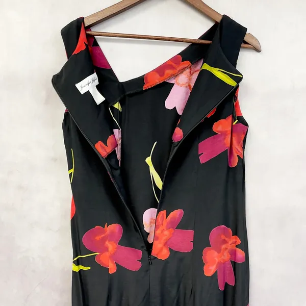 VTG Jennifer Jeffries Womens Sleeveless Dress Size 12 Artsy Going‎ Out Gallery - Image 8